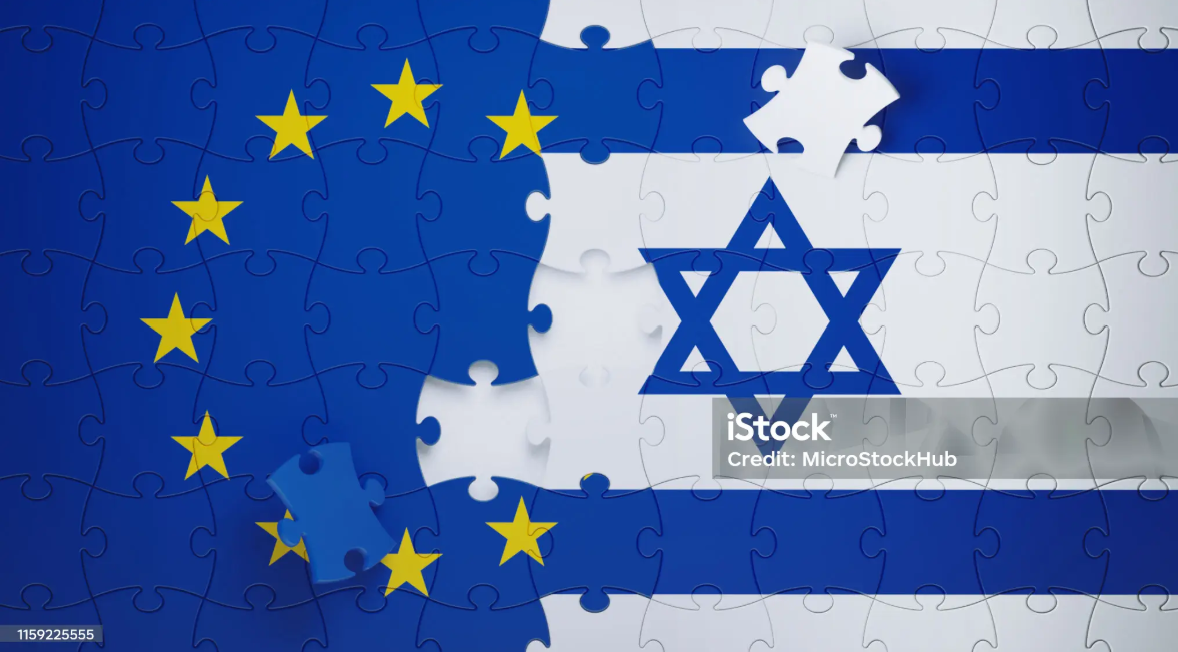 eu israel flags